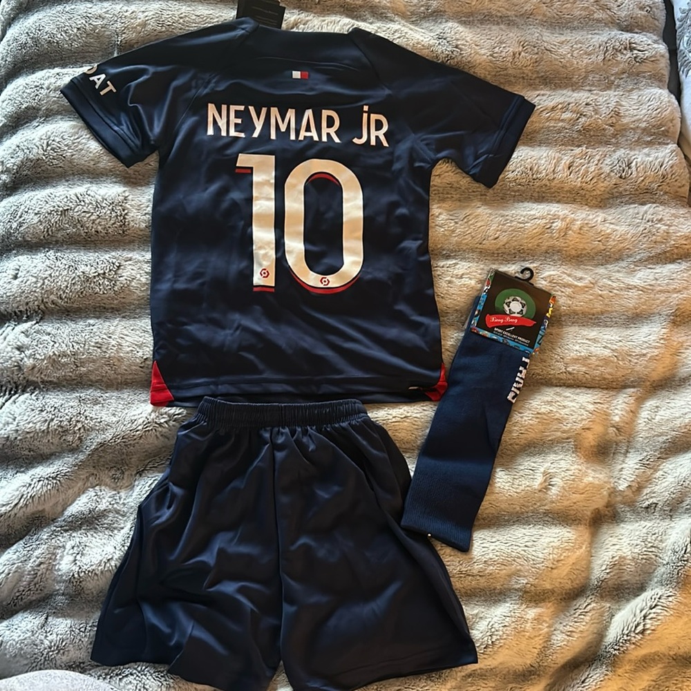 Boys Neymar, Jr PSG Soccer Kit